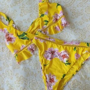 High Rise Yellow Bikini